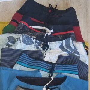 Name Brand Big Boys Surf Shorts Quilksikver & Volc